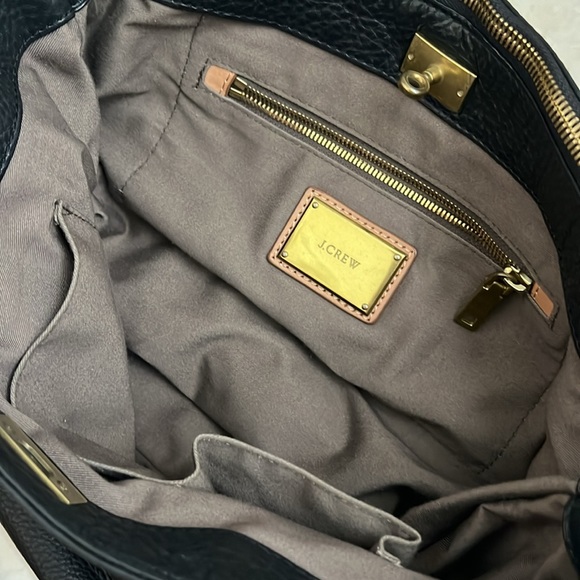 J.CREW authentic leather shoulder purse - Picture 6 of 11